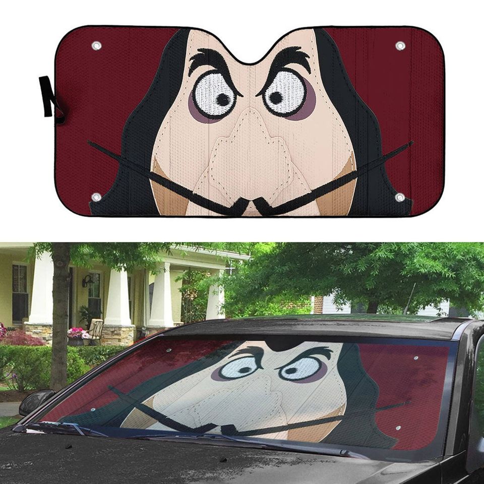 Captain Hook Car Sun Shade | Peter Pan Car Sun Shade