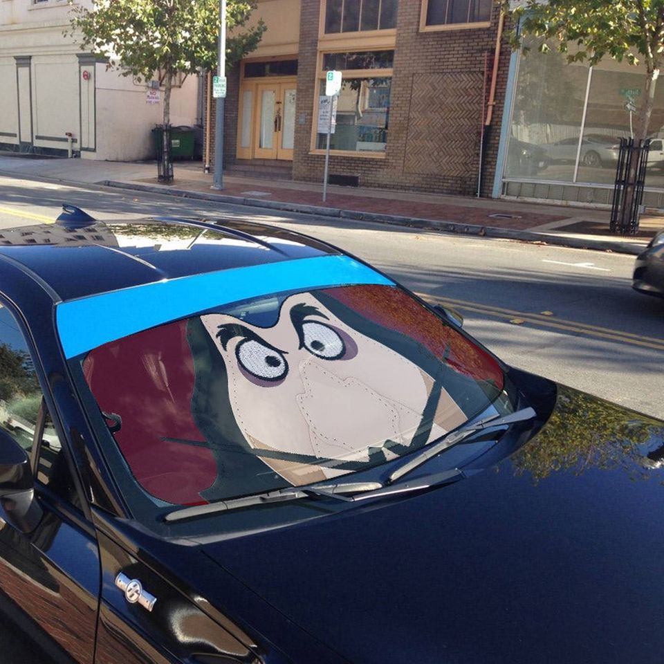 Captain Hook Car Sun Shade | Peter Pan Car Sun Shade