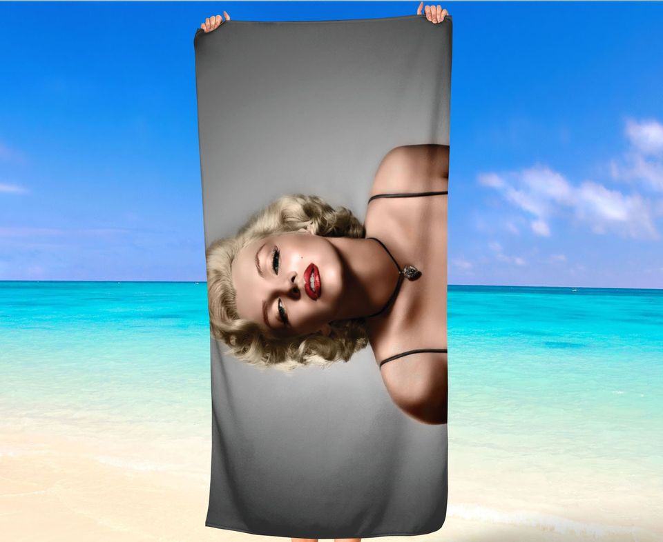 Marilyn Monroe Beach Towel, Marilyn Monroe Merch