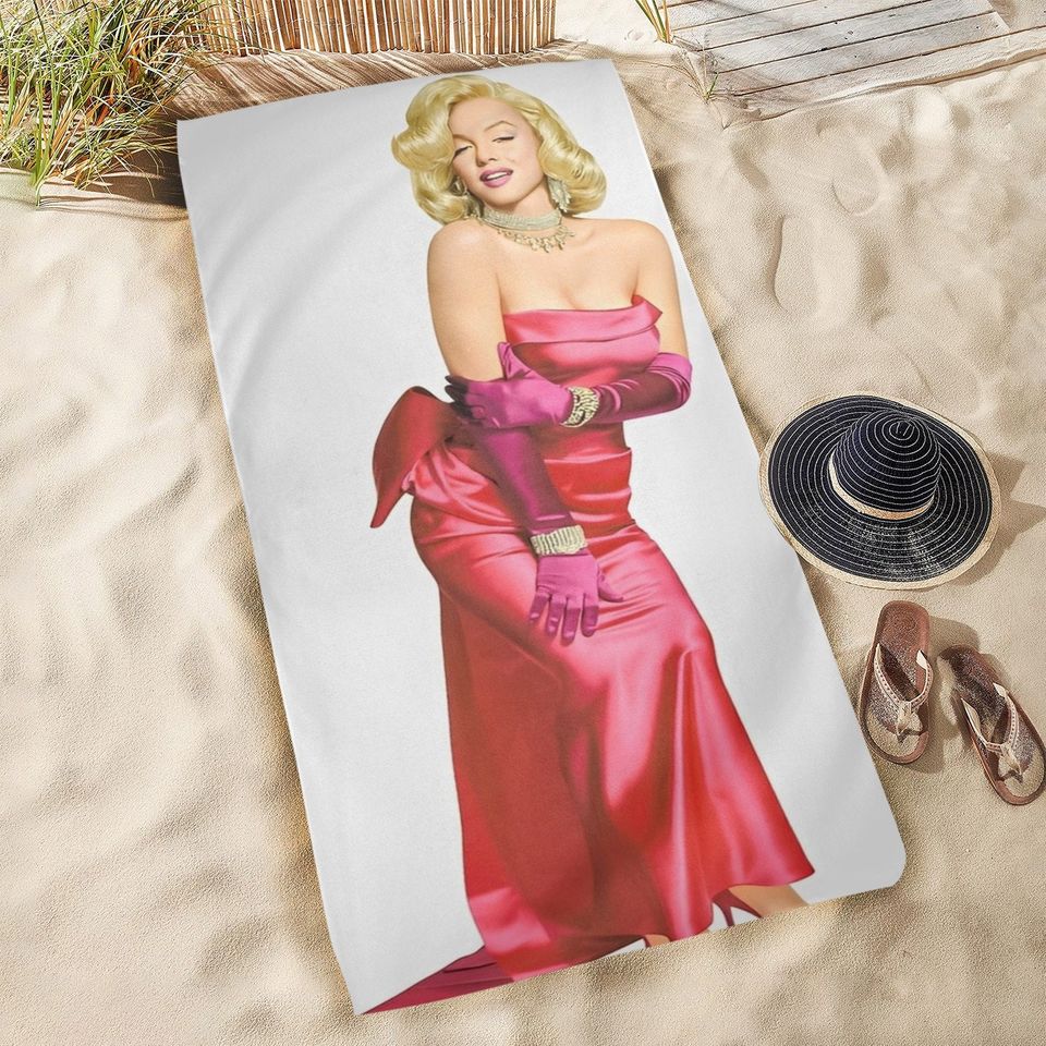 Marilyn Monroe Beach Towel, Marilyn Monroe Merch