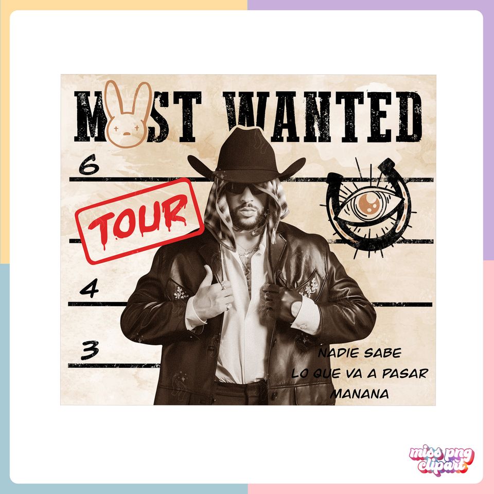 Bad Bunny Tumbler with Lid and Straw 20oz