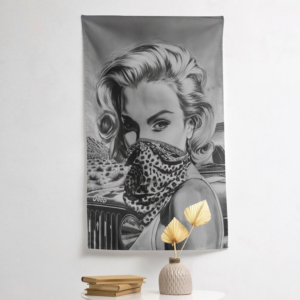Marilyn Monroe Wall Tapestry, Tapestry Wall Decor, Marilyn Monroe