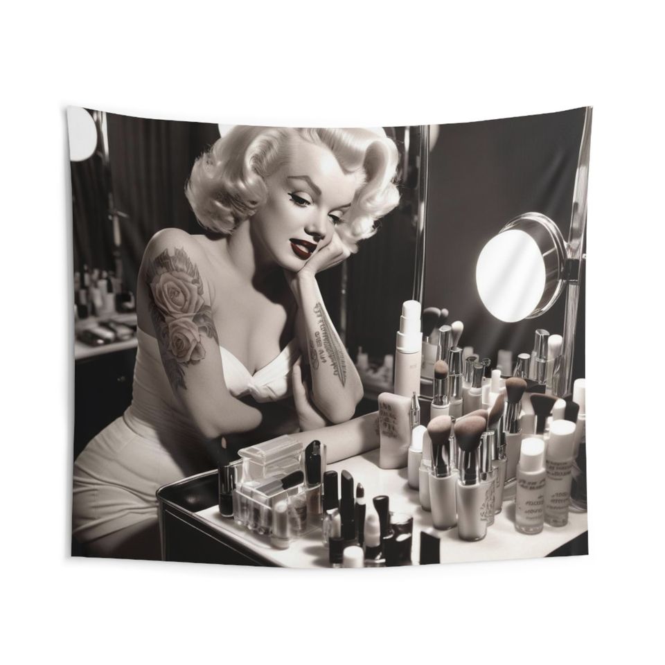 Marilyn Monroe Wall Tapestry, Tapestry Wall Decor, Marilyn Monroe