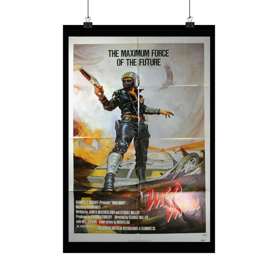 Mad Max Movie Poster Replica Print