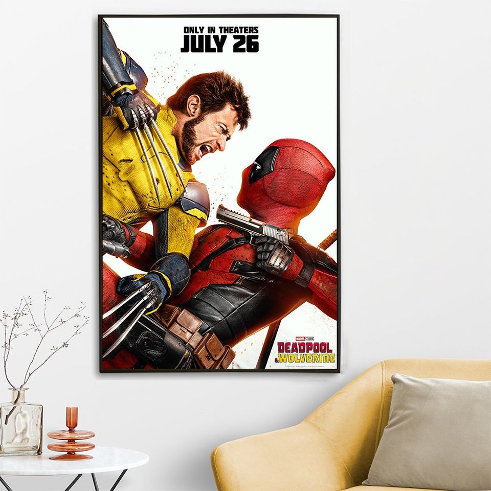 Deadpool & Wolverine Poster Movie Poster Minimalist
