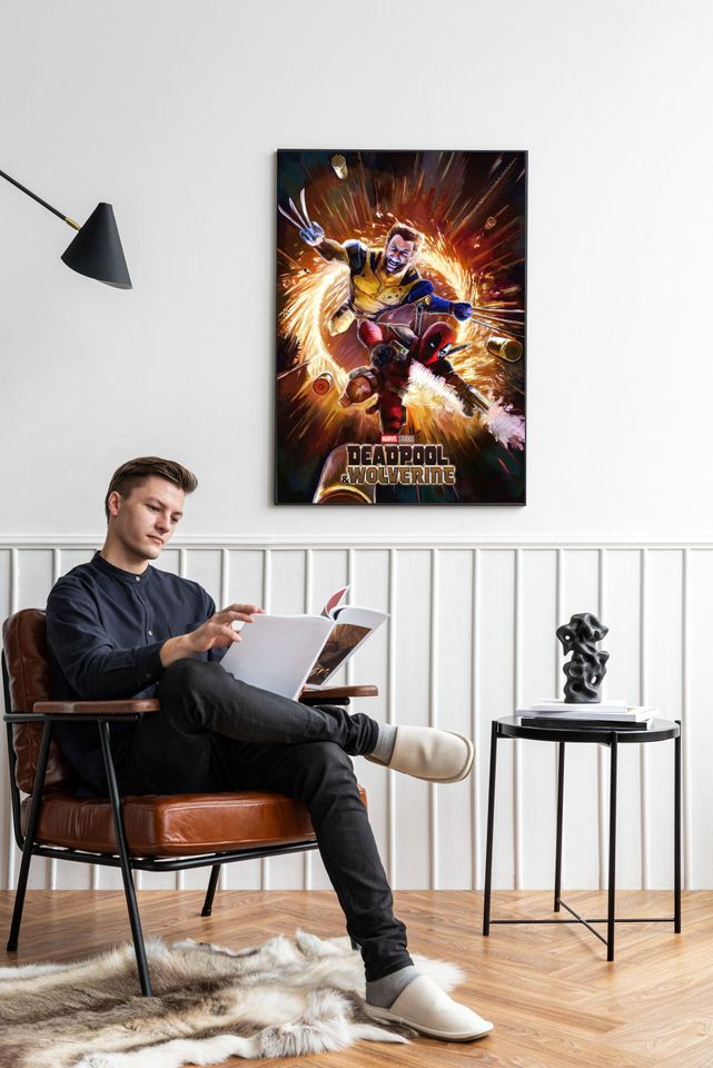 Deadpool and Wolverine - High Quality Canvas Wall Art