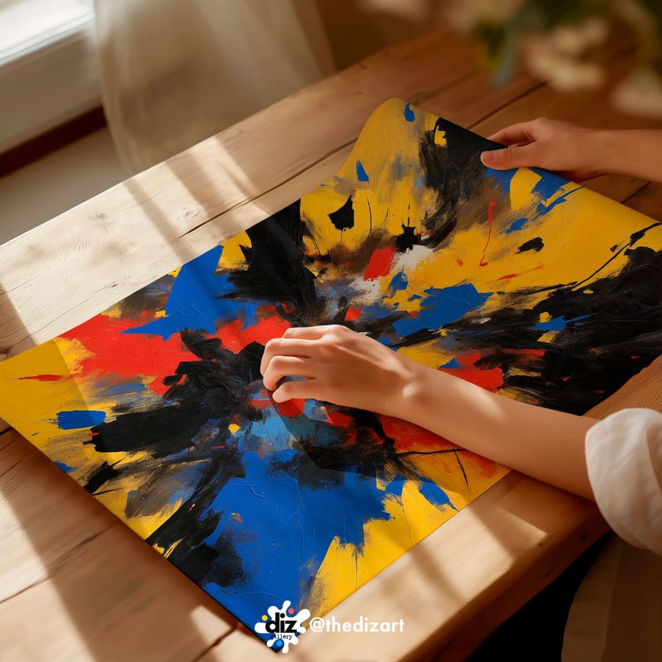 WOLVERINE vs DEADPOOL Marvel abstract PRINT above