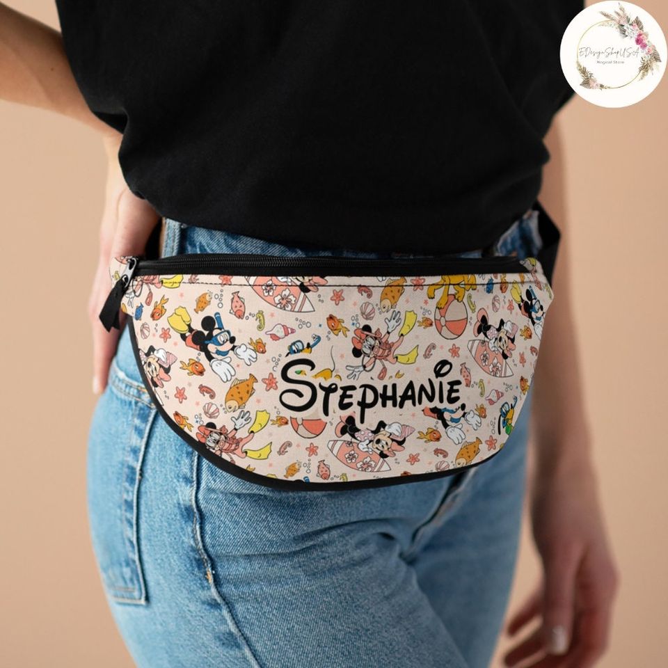 Personalized Mickey and Friends Disney Summer Fanny Pack