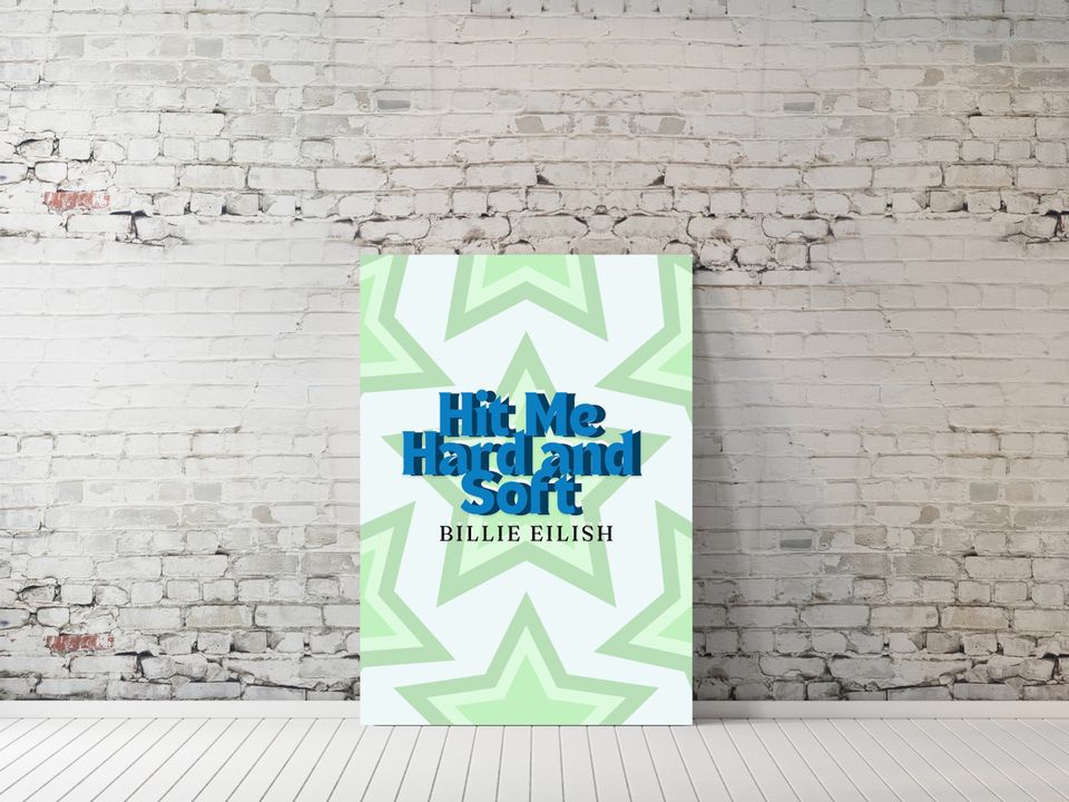 BILLIE EILISH Hit Me Hard and Soft | Poster