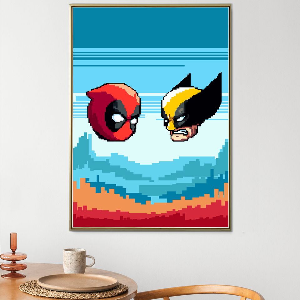 Deadpool And Wolverine printable Wall Art Digital