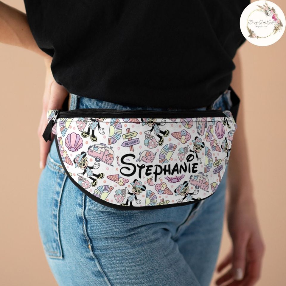 Personalized Mickey and Friends Disney Summer Fanny Pack