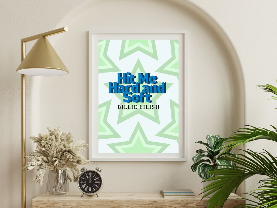 BILLIE EILISH Hit Me Hard and Soft | Poster