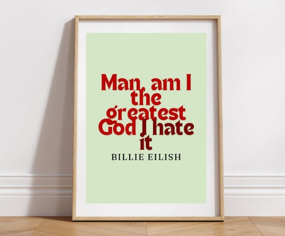 BILLIE EILISH Hit Me Hard And Soft Fan Art