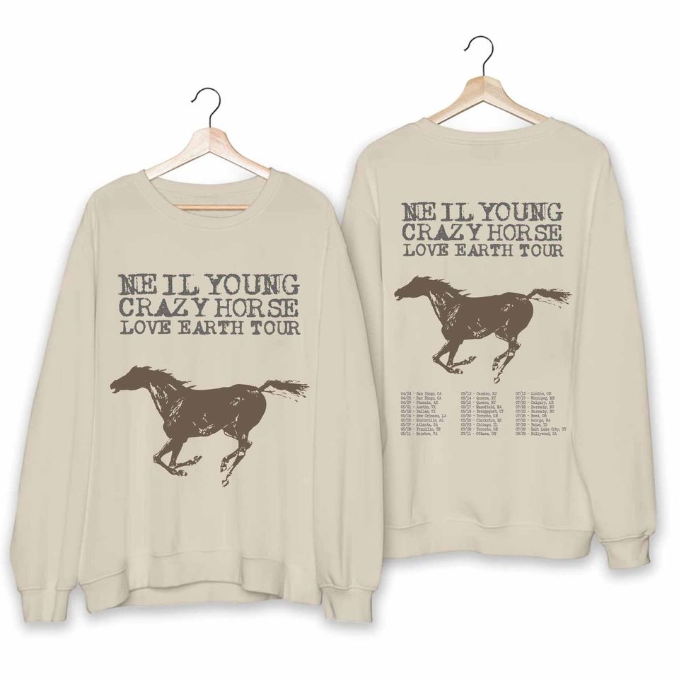 Neil Young and Crazy Horse 2024 Tour Sweatshirt