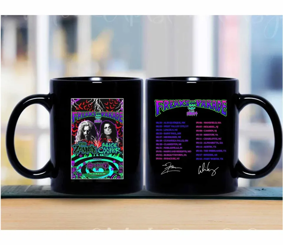 Rob-Zombie and Alice-Cooper’s 2024 Tour T Shirt