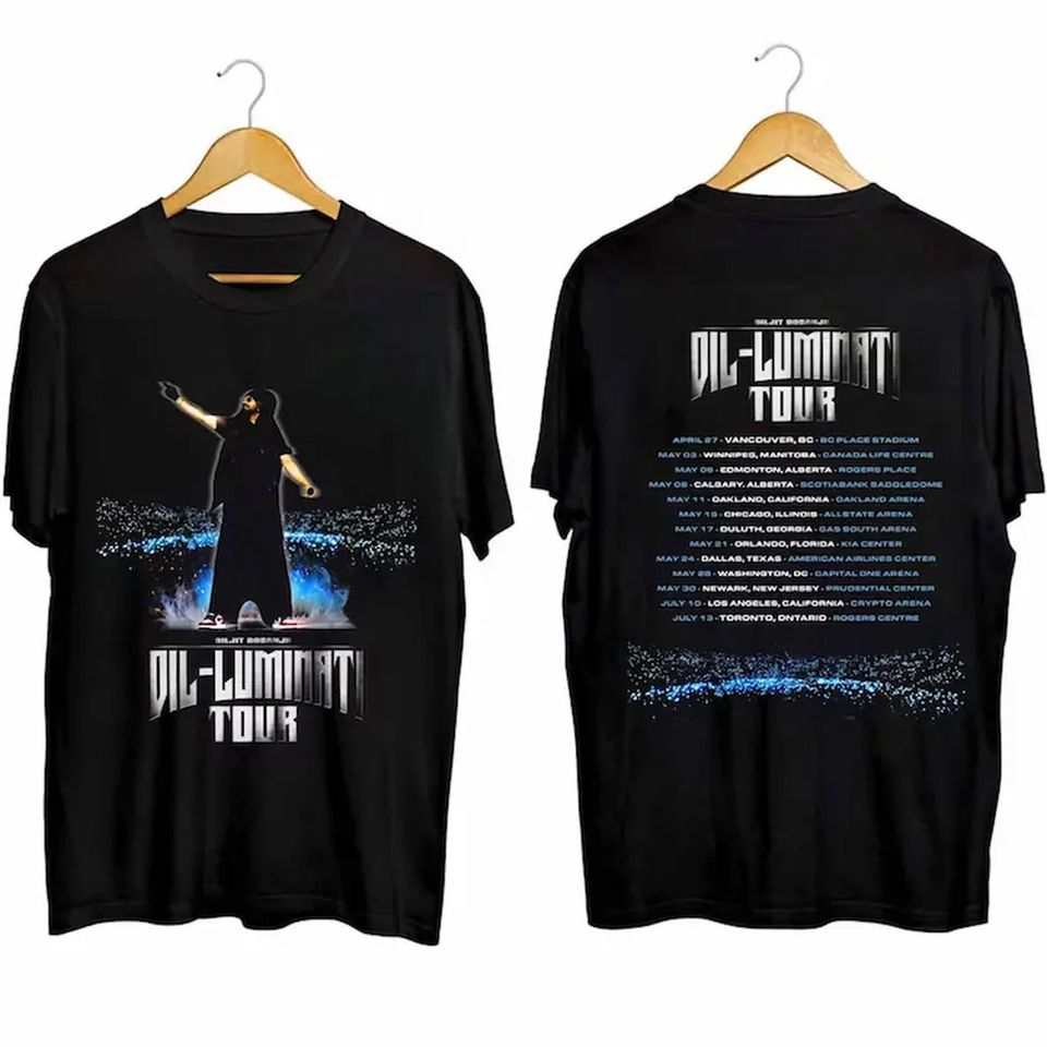 Diljit Dosanjh 2024 Dil-Luminati Tour Shirt