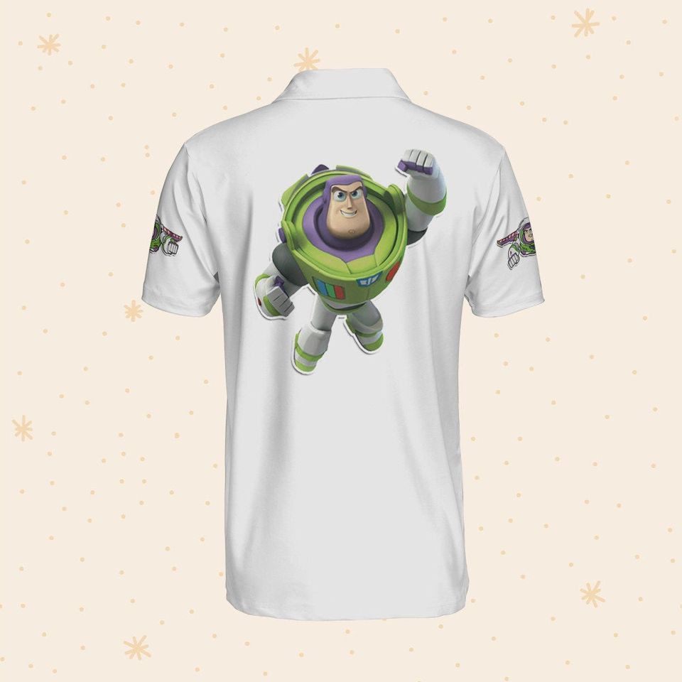 Personalize Buzz Lightyear Polo Shirt, Disney Performance Polo Shirt