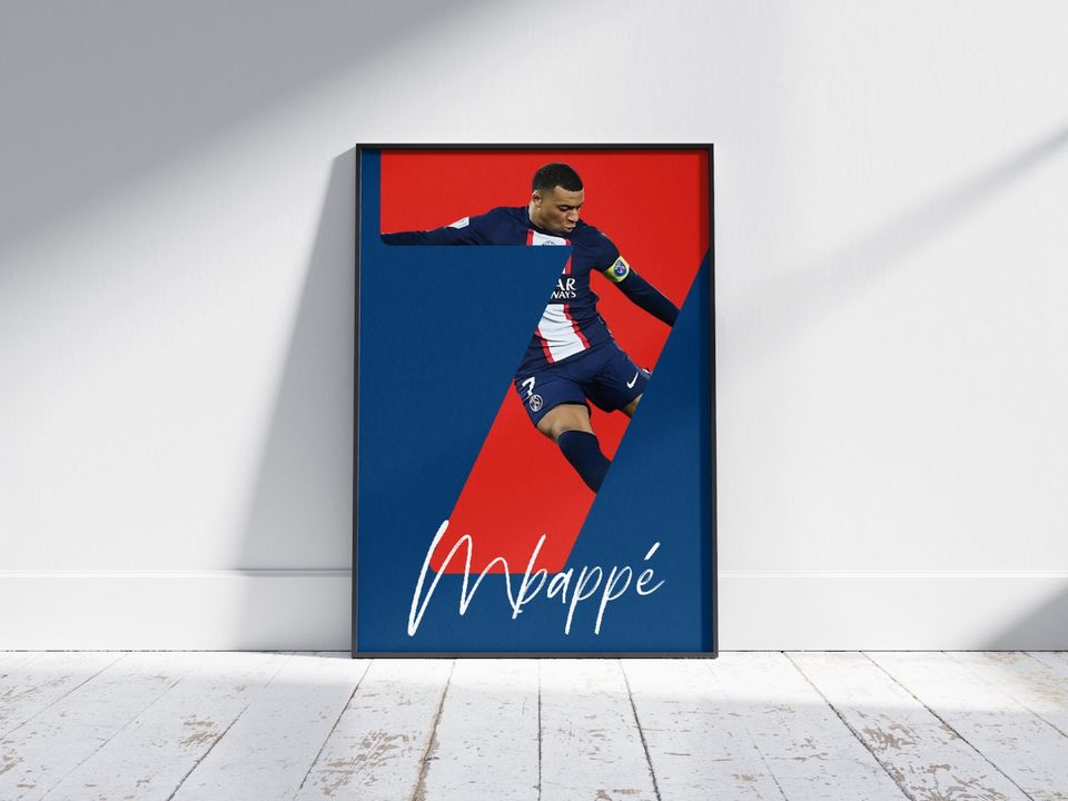 Messi Neymar Mbappe Ronaldo Vinicius Haaland Poster