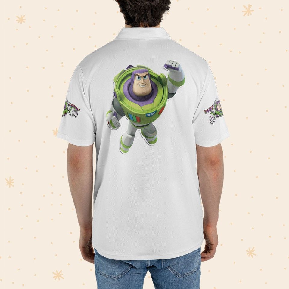Personalize Buzz Lightyear Polo Shirt, Disney Performance Polo Shirt