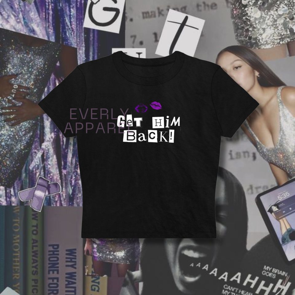 Get Him Back Baby Tee Olivia Rodrigo Crop Top