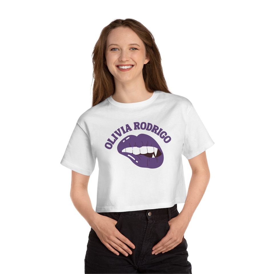 Vampire Inspired Concert Crop Top Tshirt Olivia Rodrigo