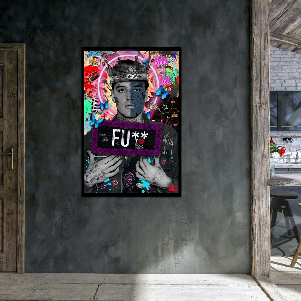 ELVIS PRESLEY ART | Elvis Movie Art | Unique Wall Hangings