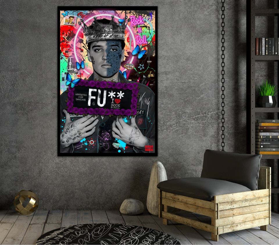 ELVIS PRESLEY ART | Elvis Movie Art | Unique Wall Hangings