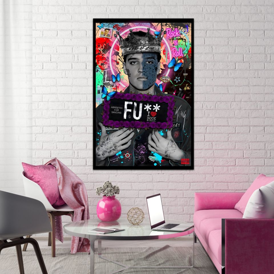 ELVIS PRESLEY ART | Elvis Movie Art | Unique Wall Hangings