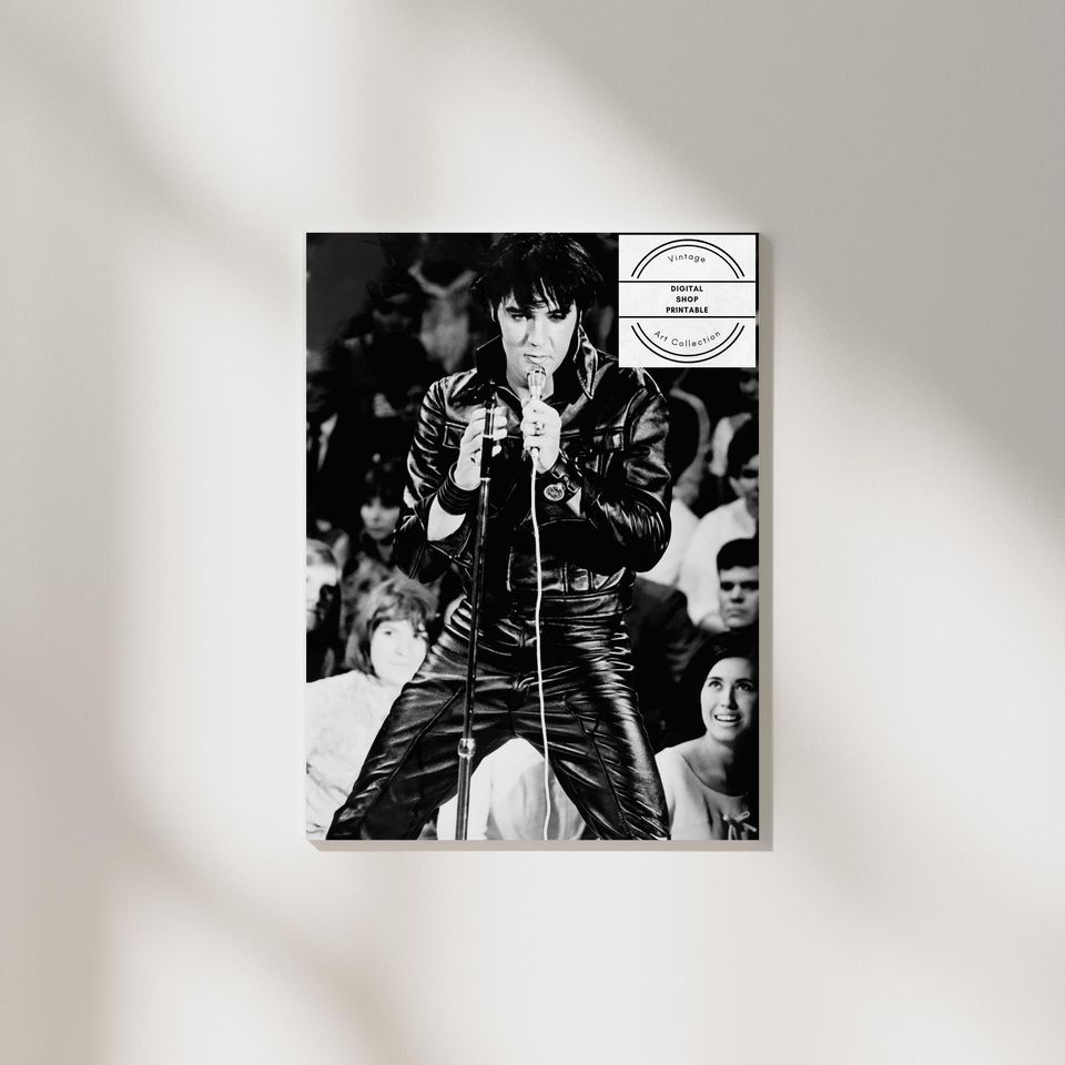 Elvis Presley Poster digital download Printable wall art