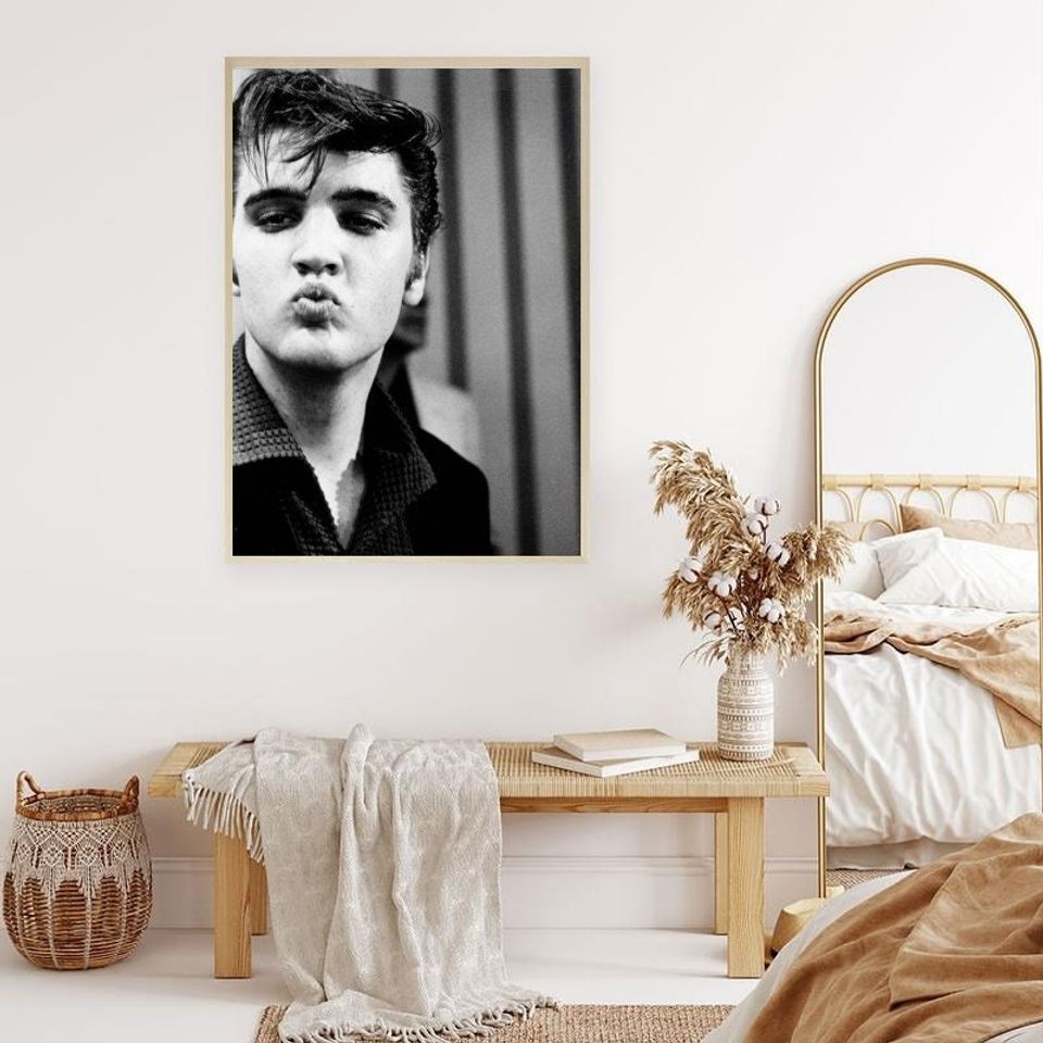 Elvis Presley vintage photograph - retro wall art