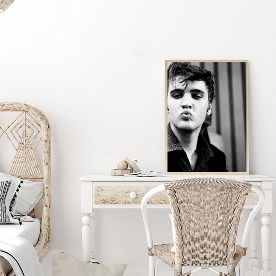Elvis Presley vintage photograph - retro wall art