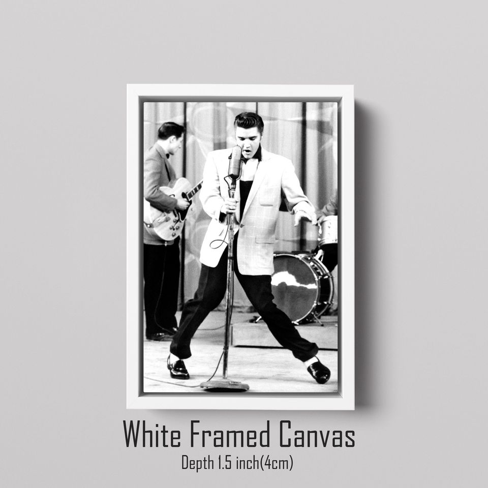 Elvis Presley  Rock and Roll Canvas Wall Art Print
