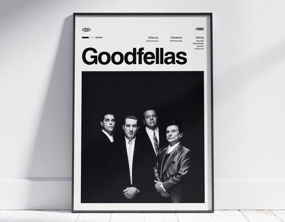 Goodfellas Movie Poster, Goodfellas Wall Decor