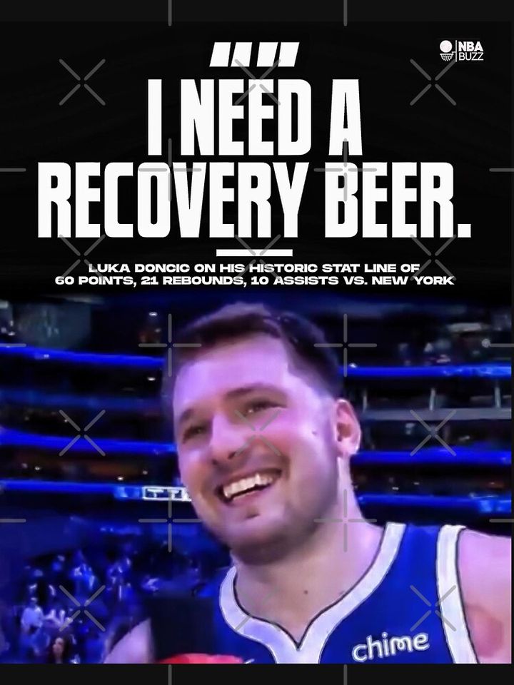 Luka Doncic I Need A Recovery Beer T-Shirt