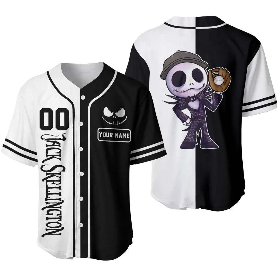 Personalized Jack Skellington The Nightmare Baseball Jersey Shirt