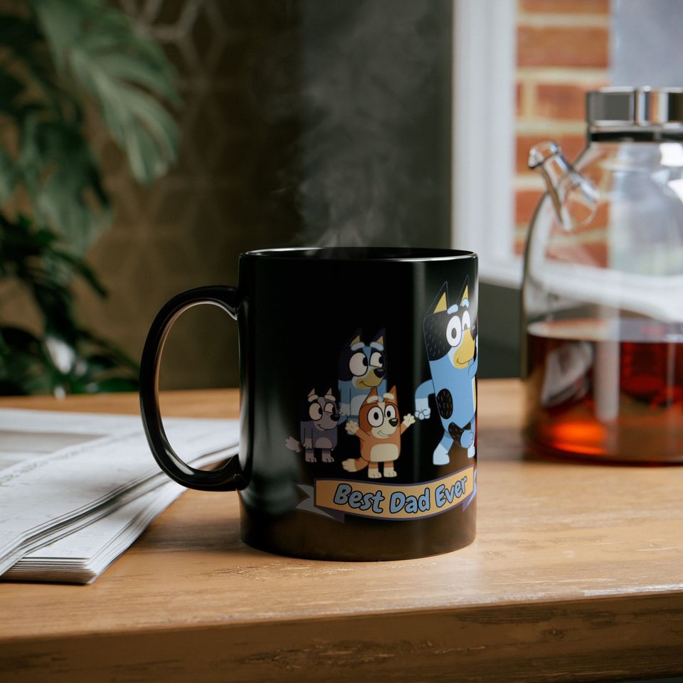 BlueyDad Best Dad Ever mug, BlueyDad Fathers day gift