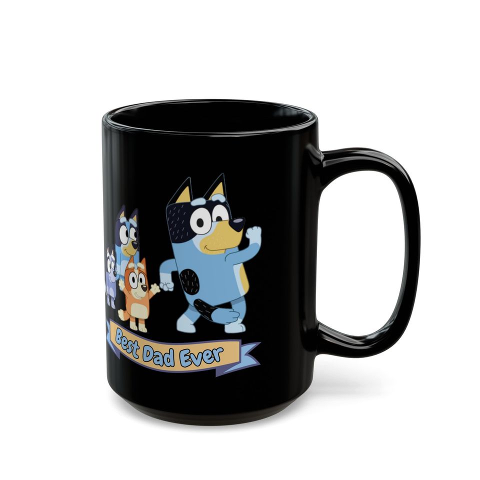 BlueyDad Best Dad Ever mug, BlueyDad Fathers day gift