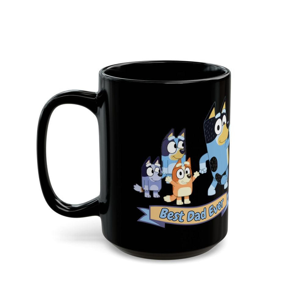 BlueyDad Best Dad Ever mug, BlueyDad Fathers day gift