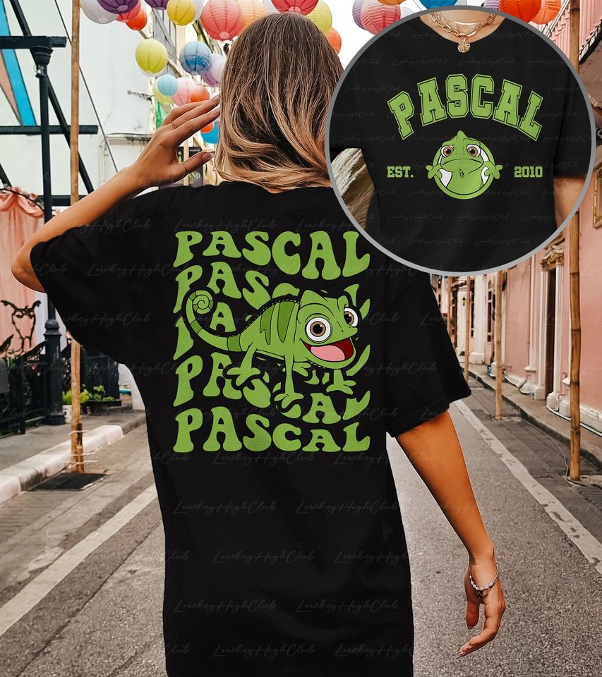 Disney Pascal Tangled 2 Sided Sweatshirt, Pascal Rapunzel
