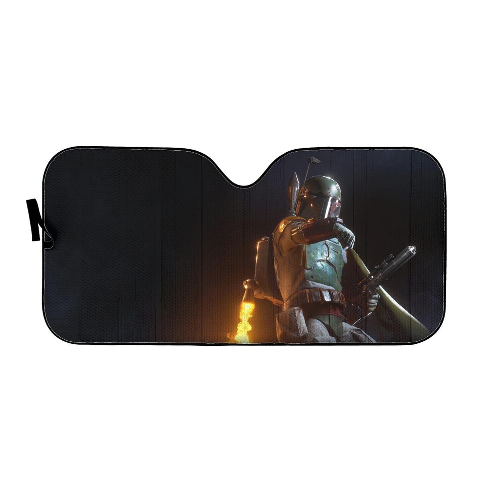 Boba Fett Car Sun Shade | Windshield Shade