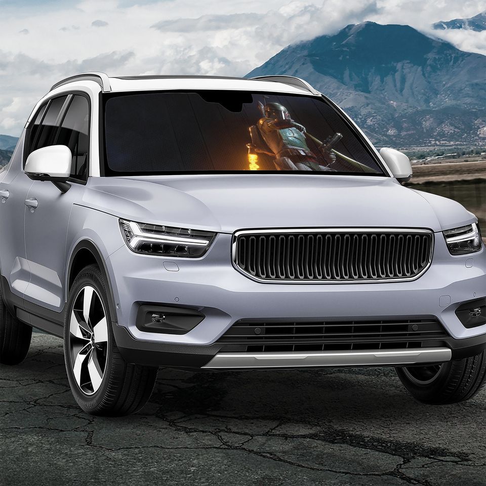 Boba Fett Car Sun Shade | Windshield Shade