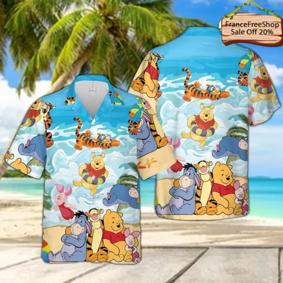 Winnie The Pooh 3D HAWAII SHIRT