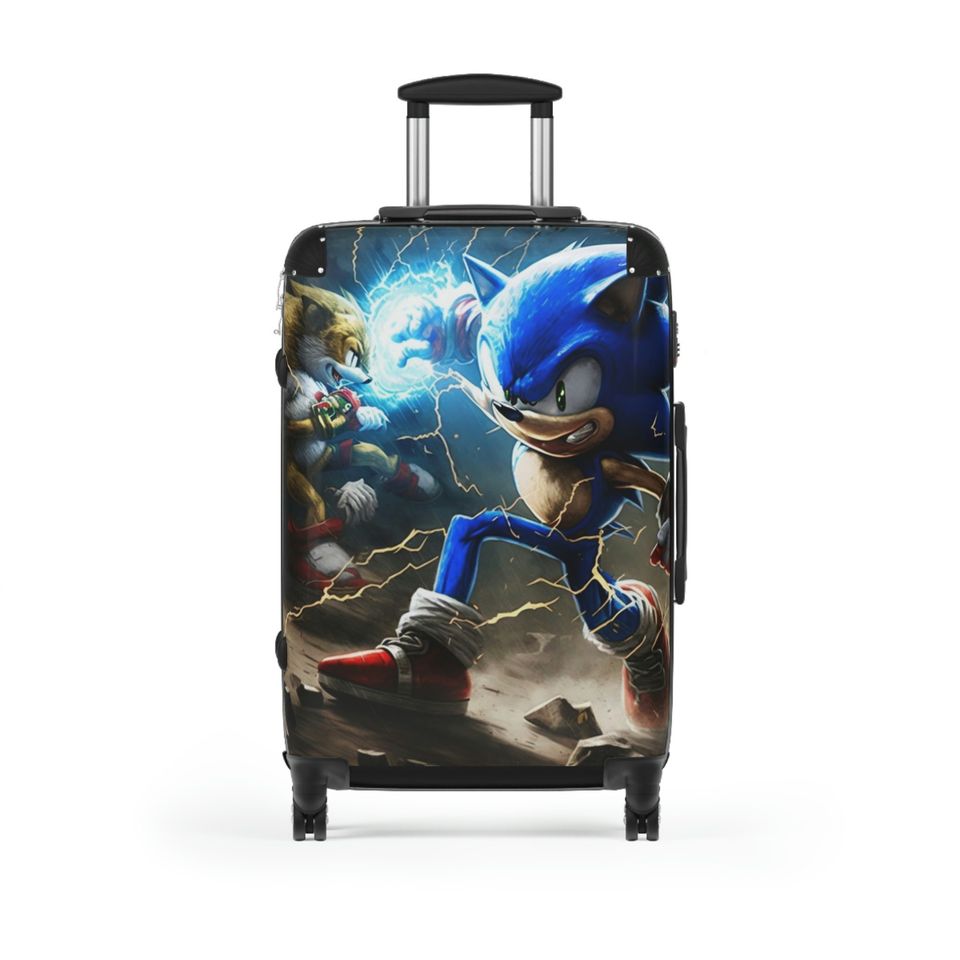 Supersonic Travel in Style with Sonic and Tales Suitcase
