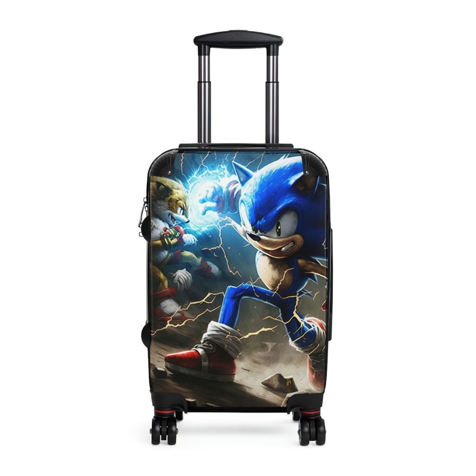 Supersonic Travel in Style with Sonic and Tales Suitcase