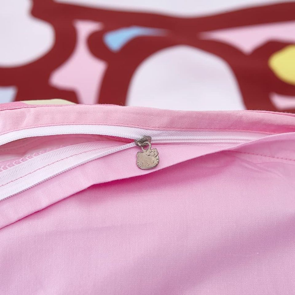 Bedding Set Girls Hello Kitty Pink