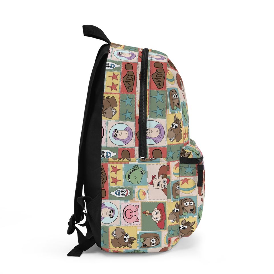 Toy Story Patchwork Backpack, Woody and Friends Backpack