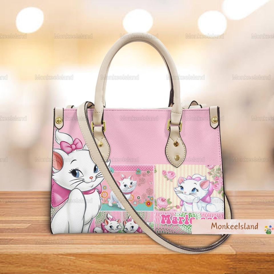 Marie Cat Leather Bag, Disney Marie Cat Handbag