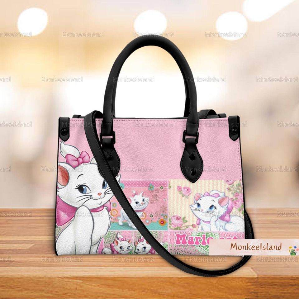 Marie Cat Leather Bag, Disney Marie Cat Handbag