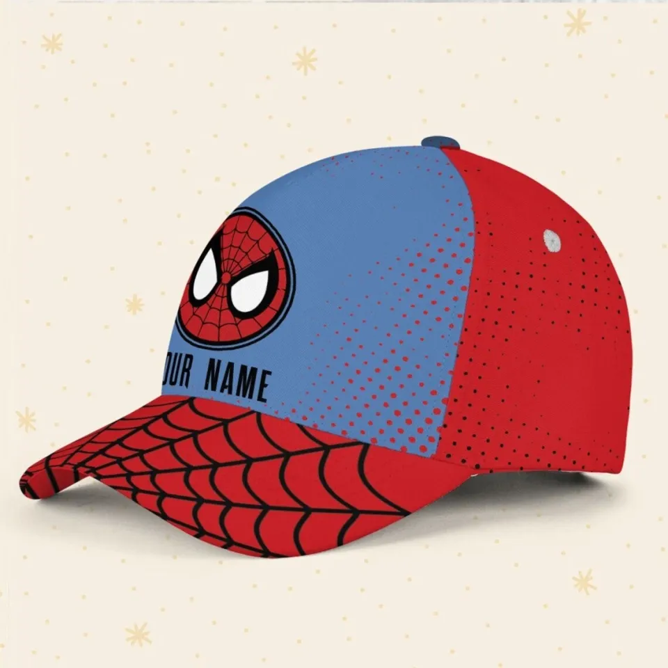 Custom Spiderman Peter B Parker Logo Cap, Custom Disney Hat, Spiderman Baseball