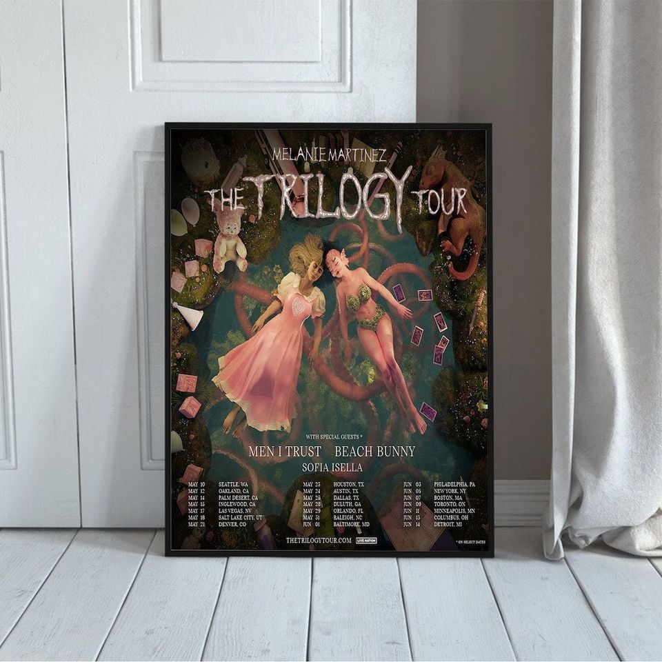 Melanie Martinez The "Trilogy Tour" Poster 2024 Wall Decor